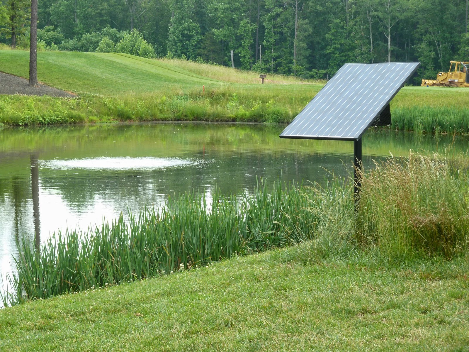 Matt Pound's STI Virginia Golf Course Irrigation PondHawk SolarPowered Pond Aeration