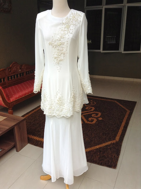  Baju  akad nikah tunang putih  My Wedding Dress