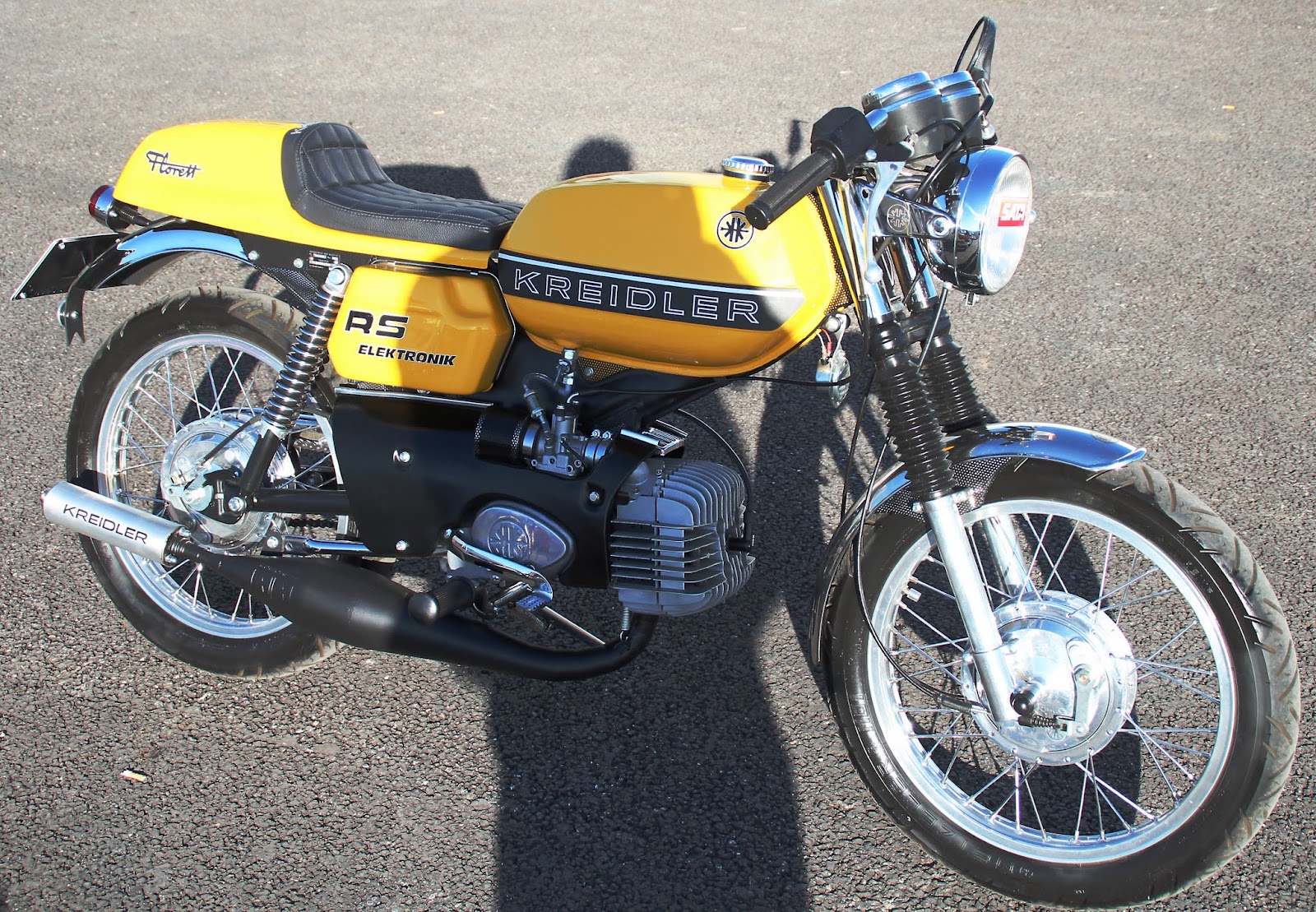 handmademotorcycle: 50 ccm Kreidler Cafer Racer