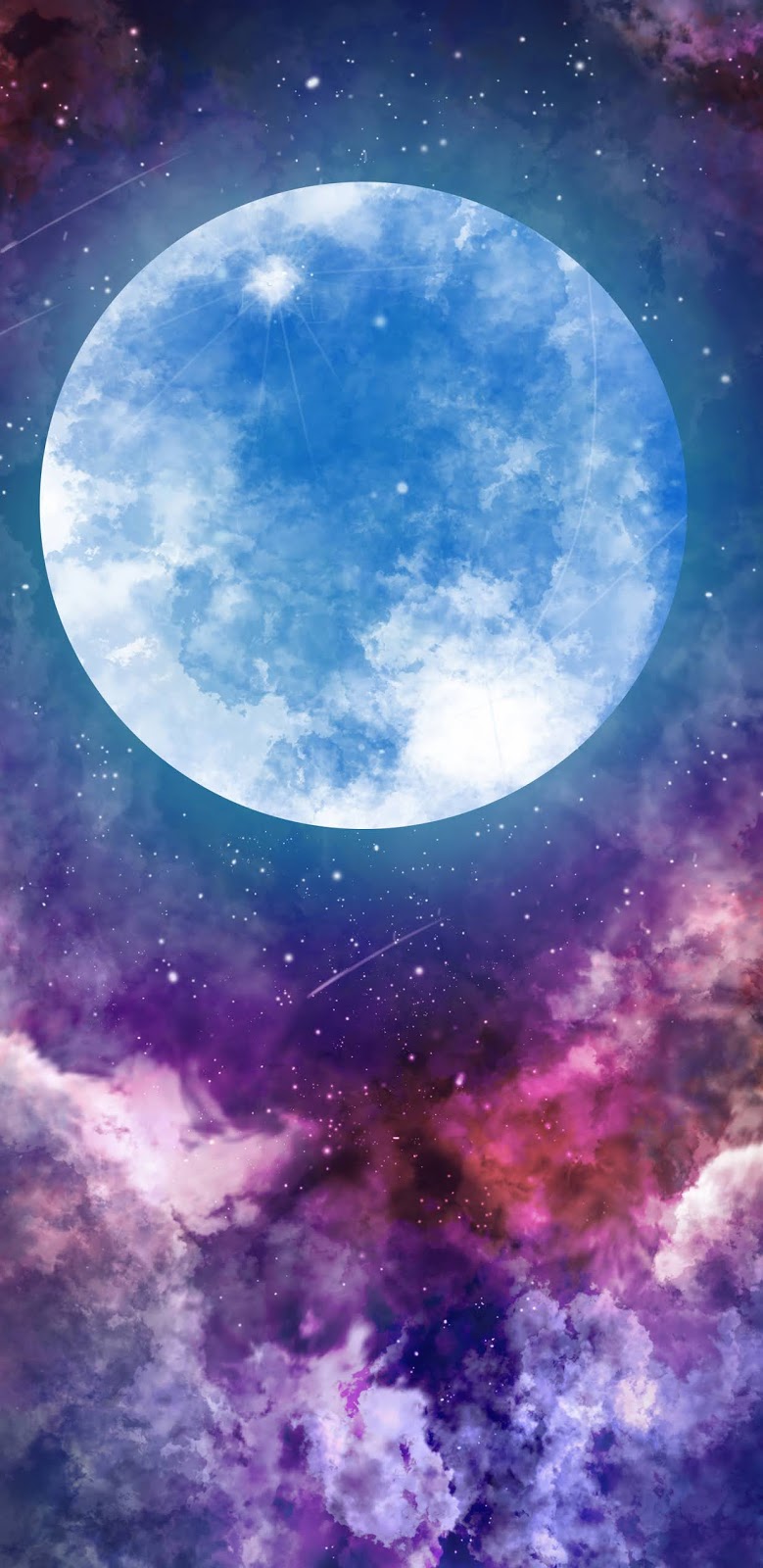 The blue full moon