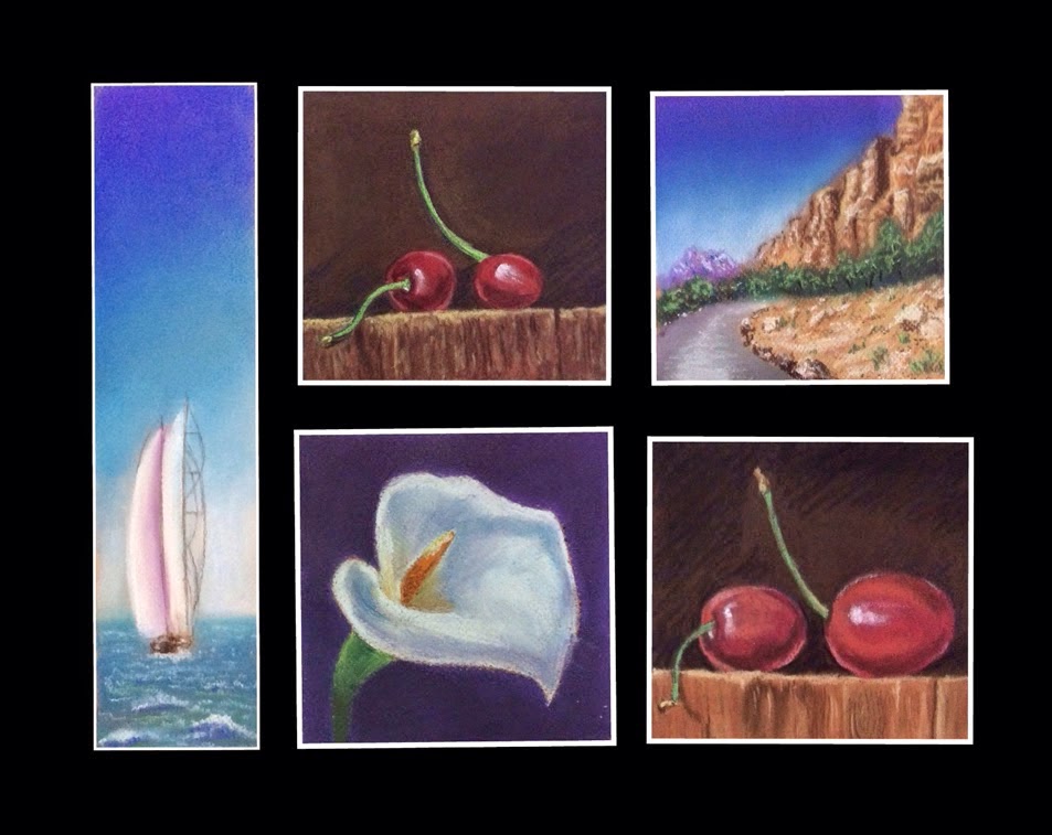 Soft pastel paintings done during 2 days ART WORKSHOP by Manju Panchal
