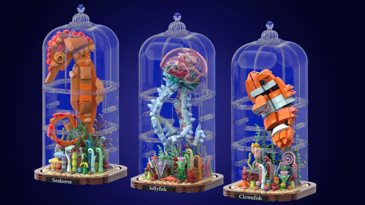 レゴ(R)アイデアで『海の生き物』が製品化レビュー進出！2021年第1回1万サポート獲得デザイン紹介