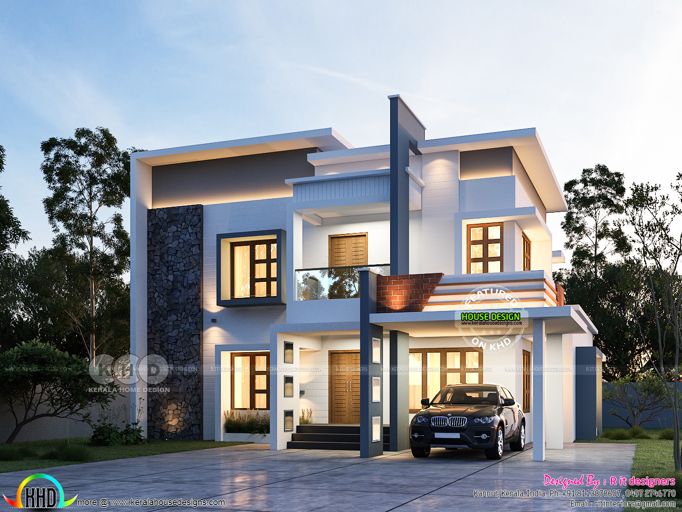 2947 sq-ft beautiful modern house plan - Kerala home design and ...
