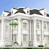 Decorative style long pillar Colonial home design