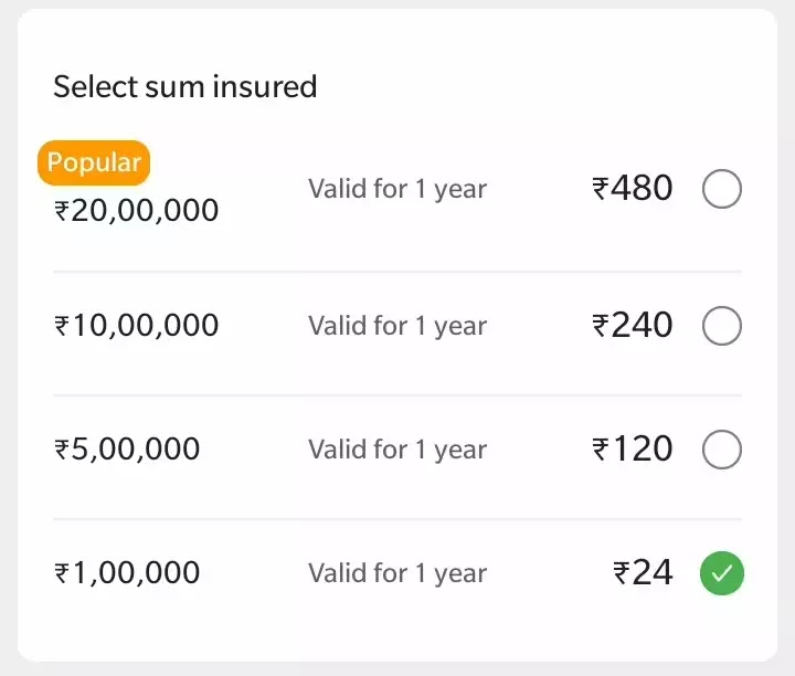 Accident insurance Accident insurance