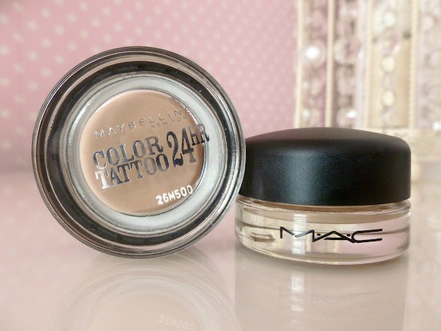 Maybelline Creme De Rose Colour Tattoo V's MAC Painterly Paint Pot - Are They A Dupe? 