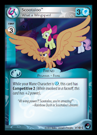 My Little Pony Scootaloo, What a Wingspan! High Magic CCG Card