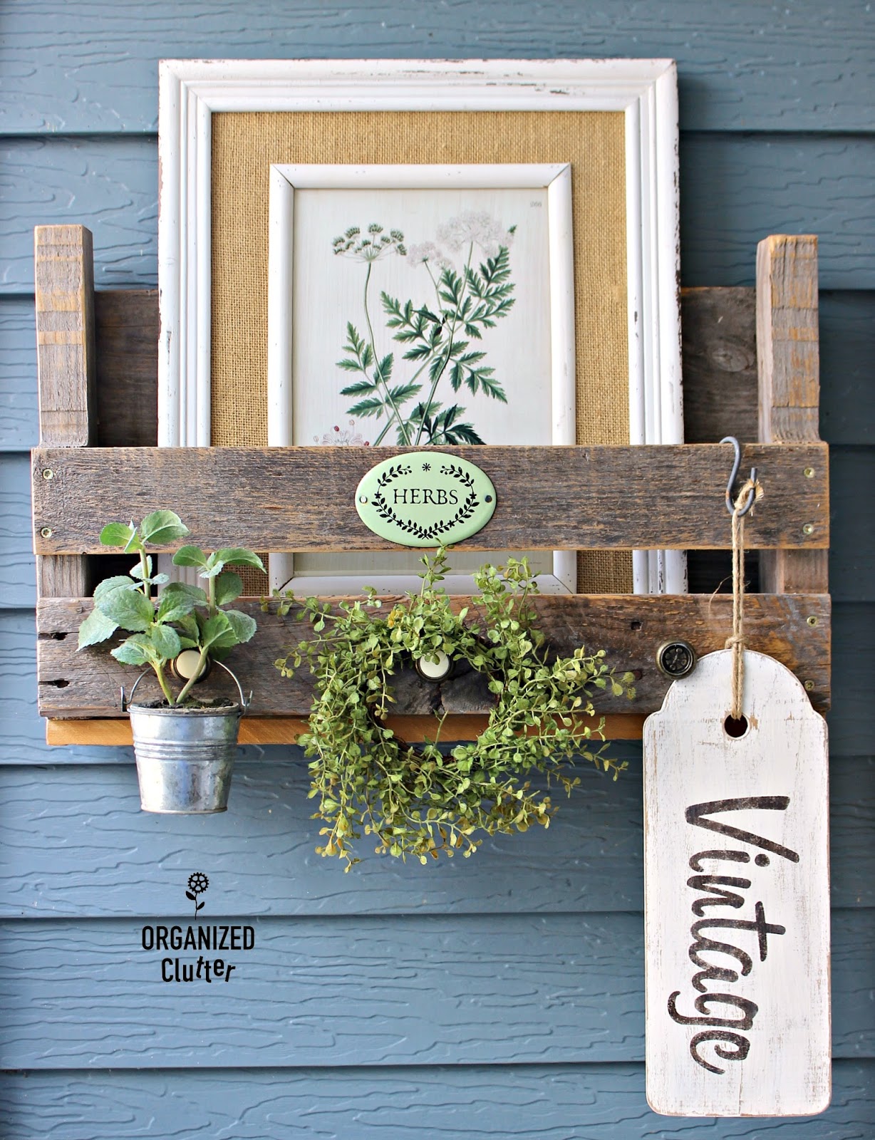 Thrift Shop Cutting Board Repurpose Organized Clutter