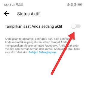 cara menonaktifkan messenger