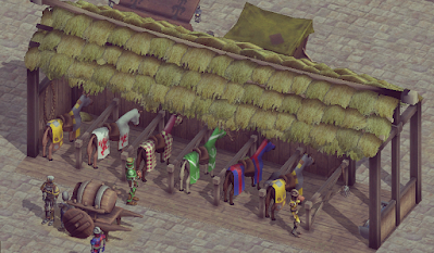 Tourney medieval stable building