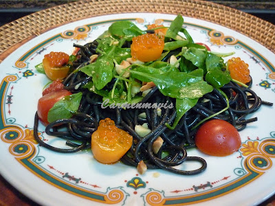 ENSALADA DE ESPAGHETTIS AL NERO DI SEPIA