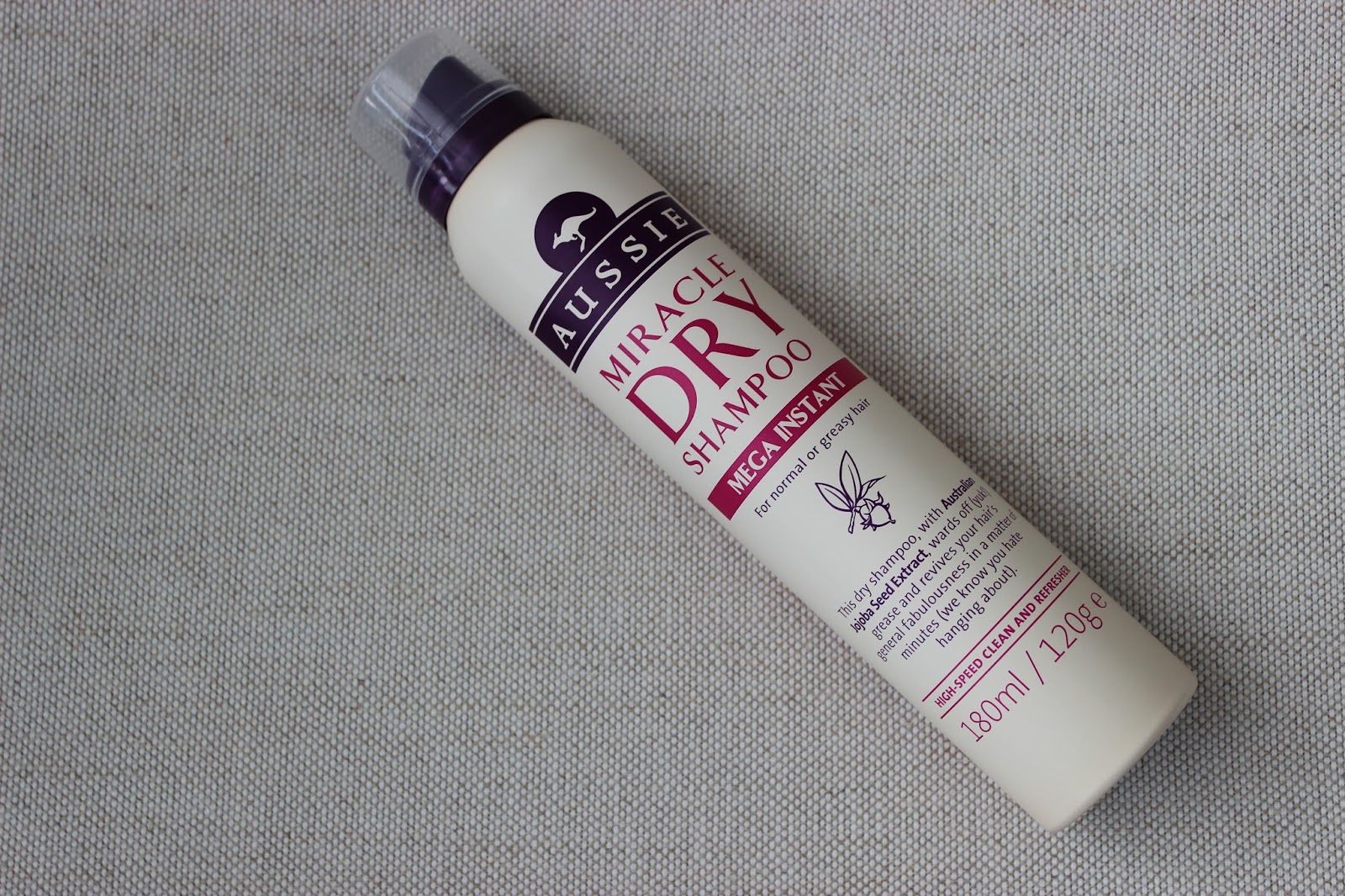 Speed Review Aussie Miracle Dry Shampoo Mega Instant (for normal or