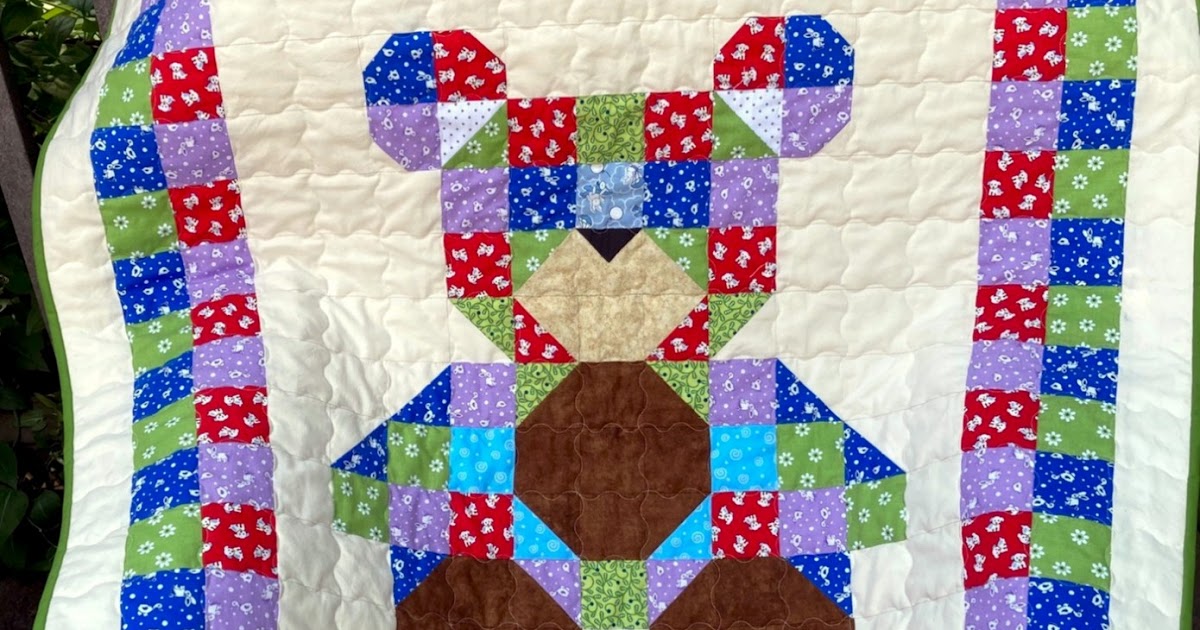 Quilting and Stamping From The Heart "William"The Baby Bear Quilt