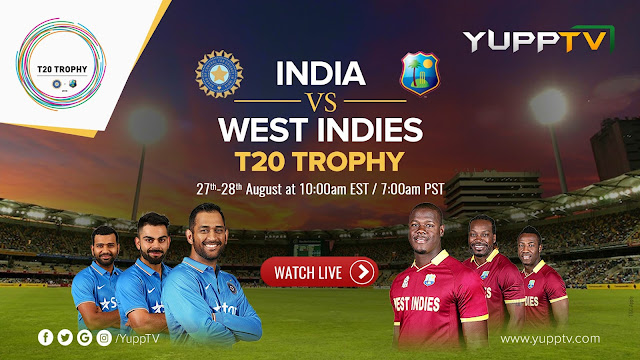  Ind vs WI T20 Live