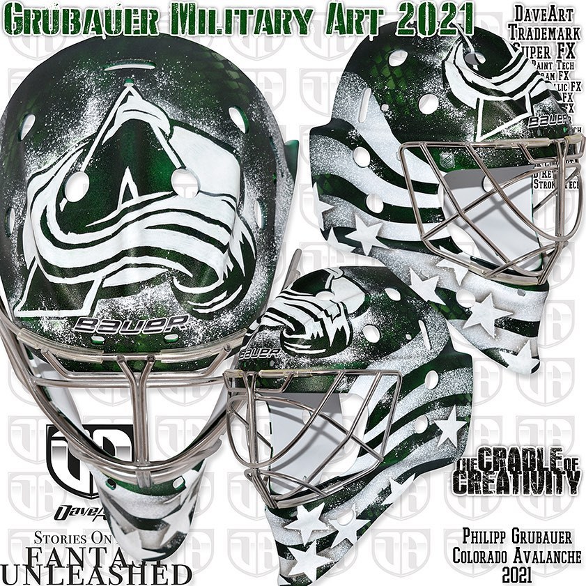 Philipp Grubauer's Reverse Retro mask is an awesome tribute to the
