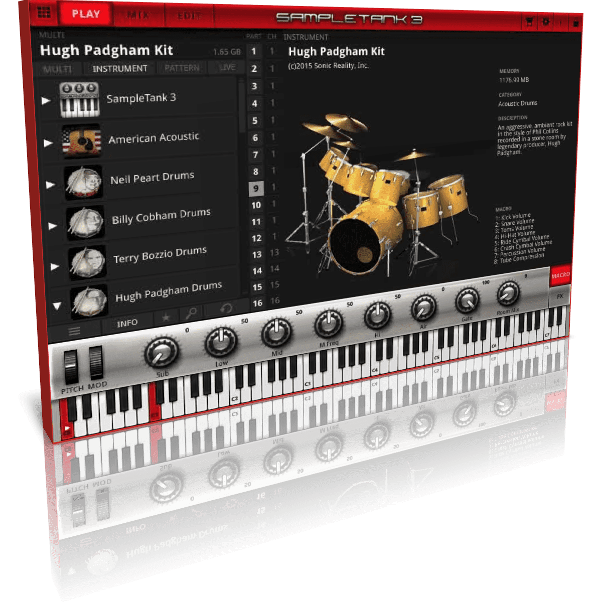 Download Hugh Padgham Drum for SampleTank