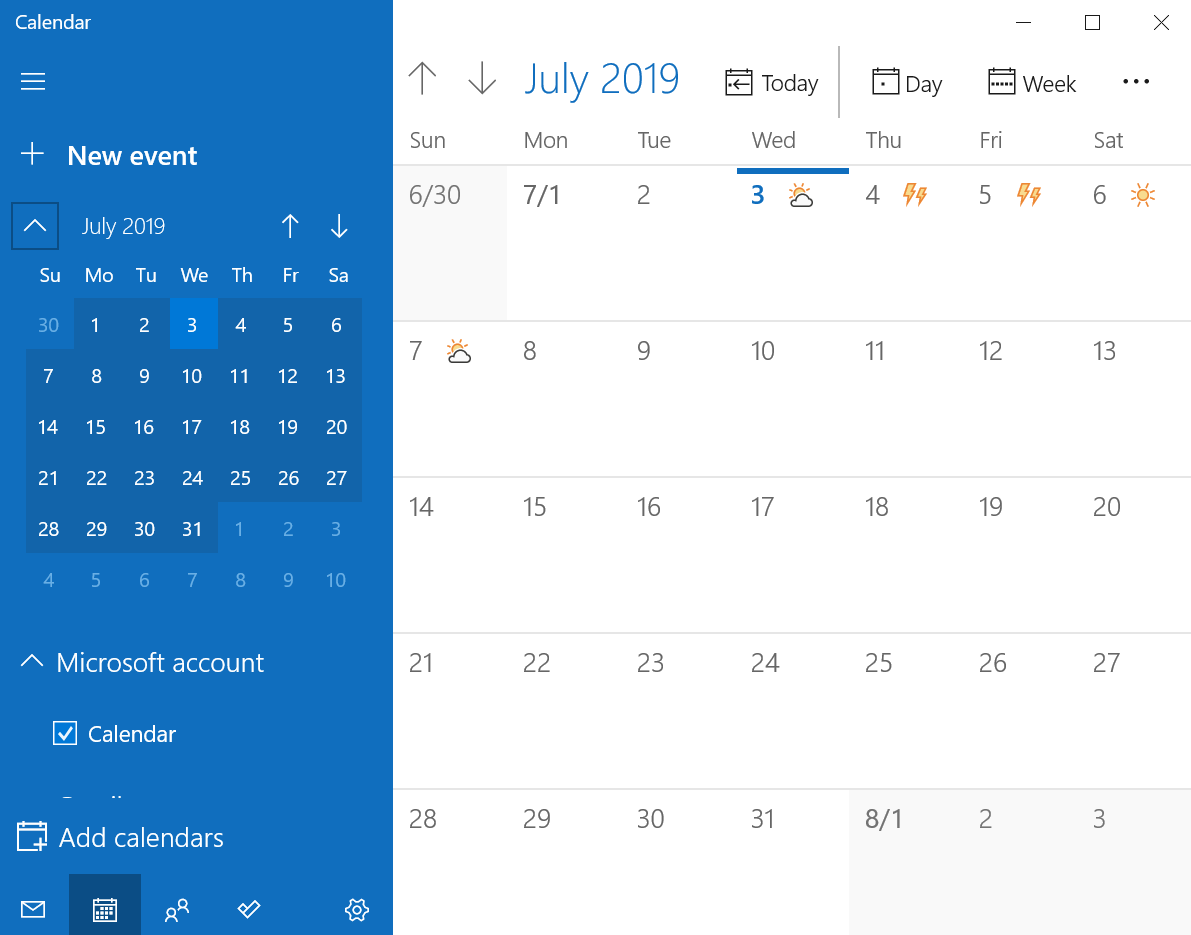 Windows 10 Calendar Where You Can Manage Your Events