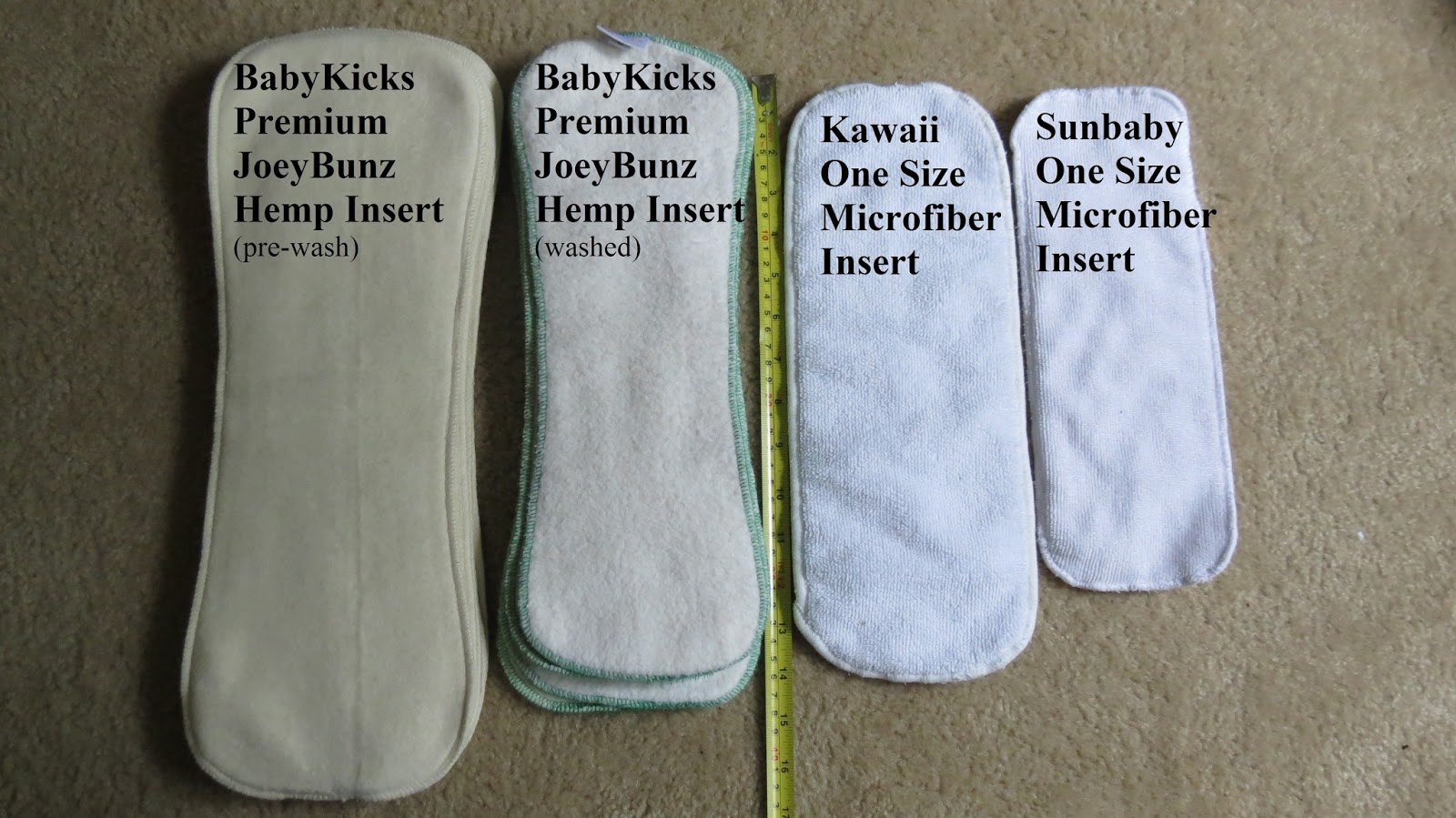 A Mom's Adventure Cloth Diaper Inserts