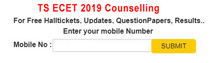 TS ECET 2019 Counselling