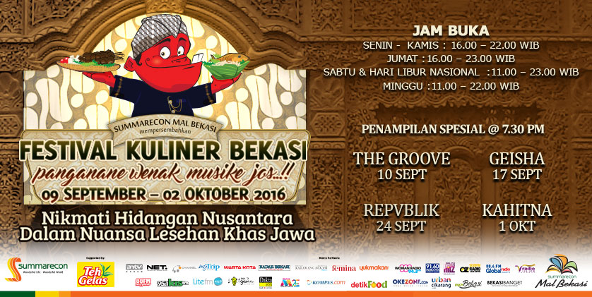 Festival Kuliner Mall Sumarecon Bekasi 2016