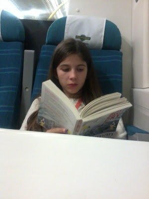 reading on the train