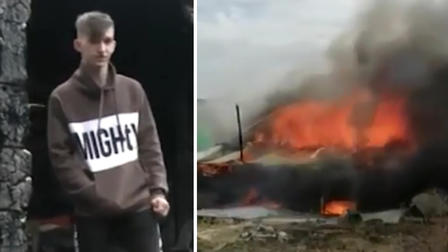 На Урале 15-летний школьник спас из горящего дома брата с сестрой