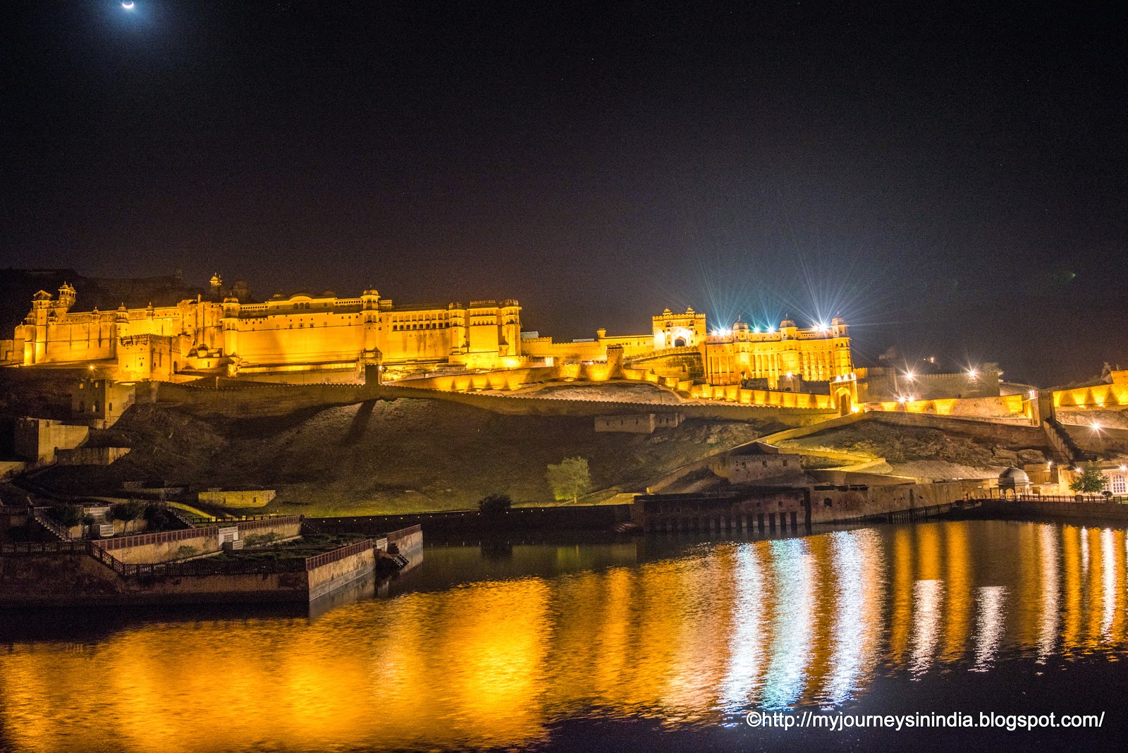 Amer Fort Jaipur at Night