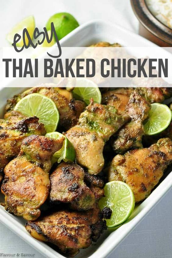 Easy Thai Baked Chicken