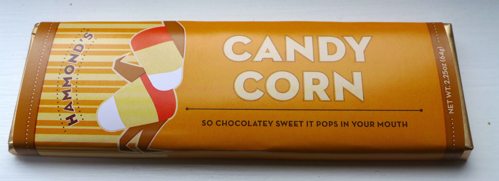 Creamy Steaks Hammond's Candy Corn Chocolate Bar