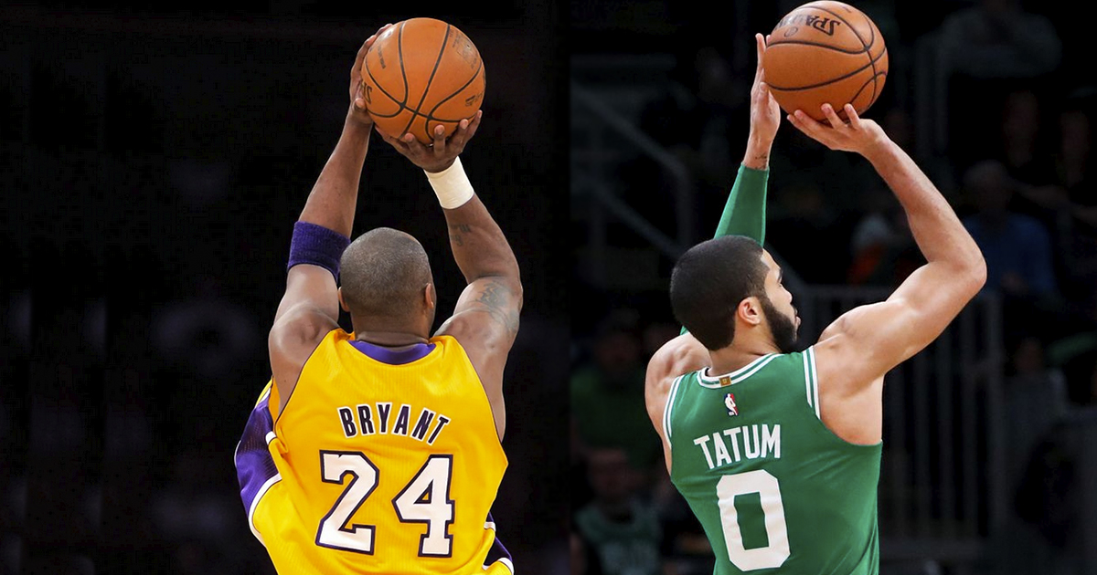 Identical plays: Jayson Tatum and Kobe Bryant 