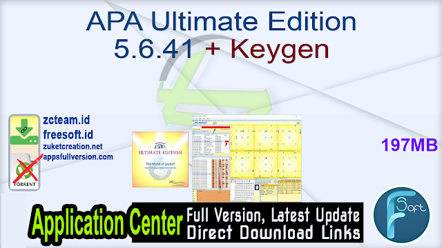 APA Ultimate Edition 5.6.41 + Keygen_ ZcTeam.id