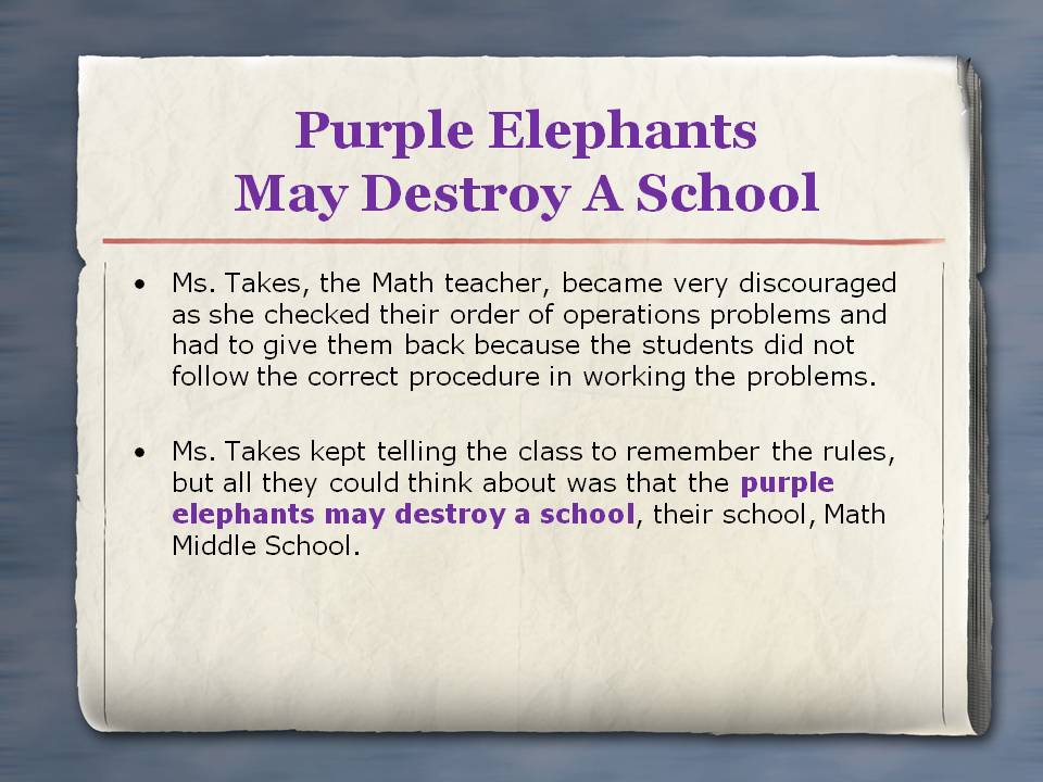 Mrs. White's 6th Grade Math Blog: ORDER OF OPERATIONS