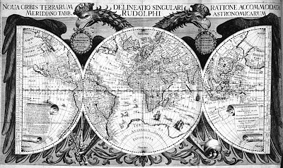  Mapamundi por Johannes Kepler, 1627