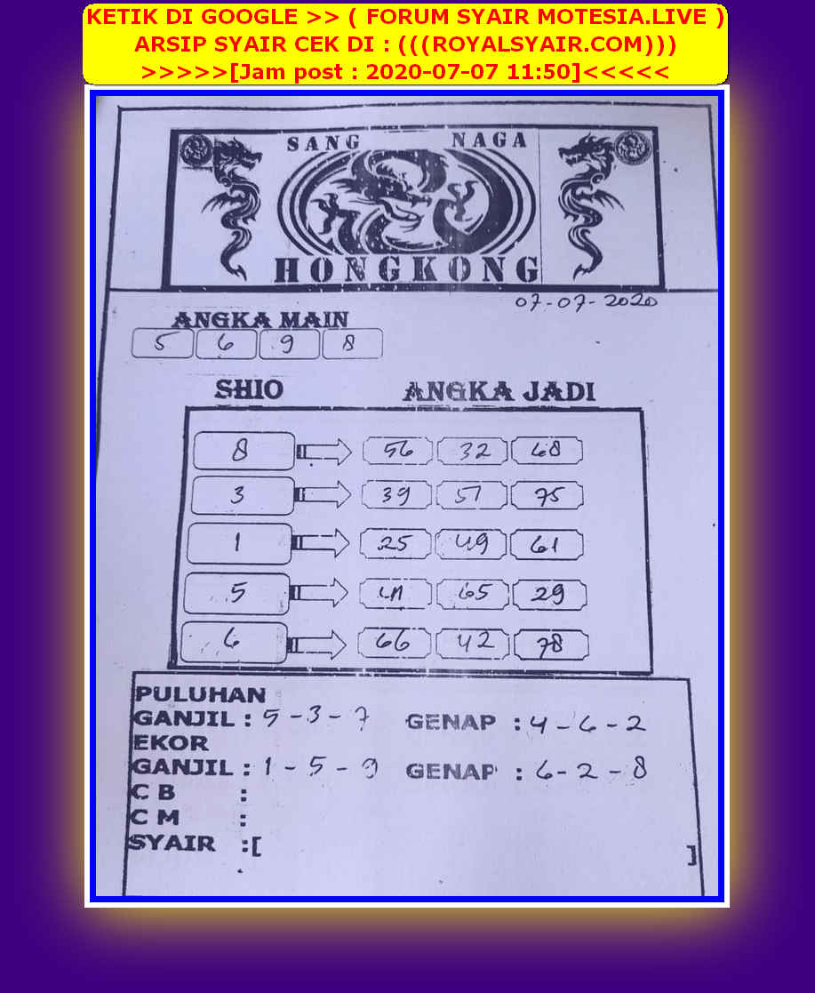 1 New Message Kode Syair Hongkong 7 Juli 2020 Forum Syair Togel Hongkong Singapura Sydney 1 New Message Kode Syair Hongkong 7 Juli 2020 Forum Syair Togel Hongkong Singapura Sydney