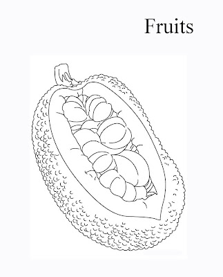 Free Jackfruit Coloring Pages Pictures
