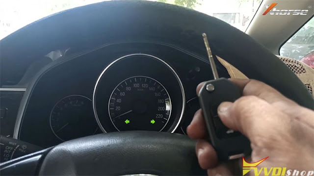 Honda WR-V ID47 Key with Xhorse Key Tool Plus 9