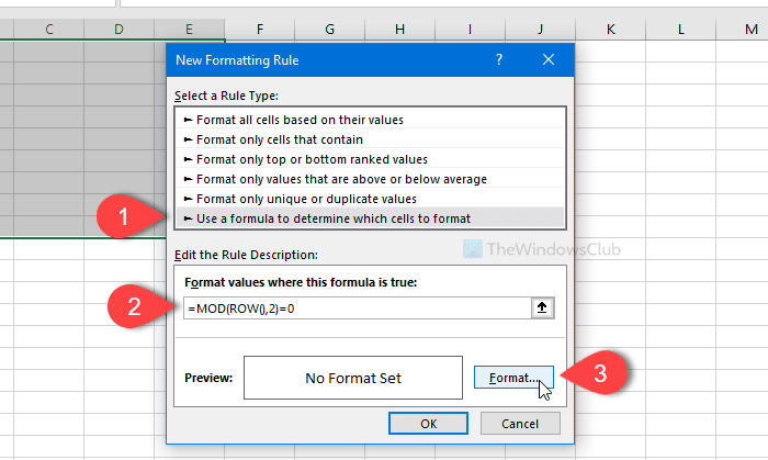 Cómo aplicar color en filas o columnas alternas en Excel