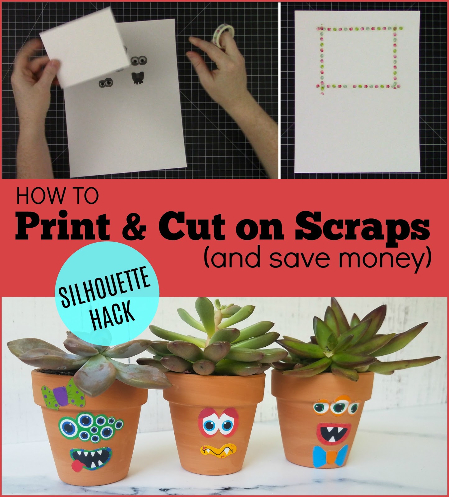 How To Print And Cut On Ss Of Printable Vinyl Save Money Silhouette School And Cut On Ss Of Printable Vinyl