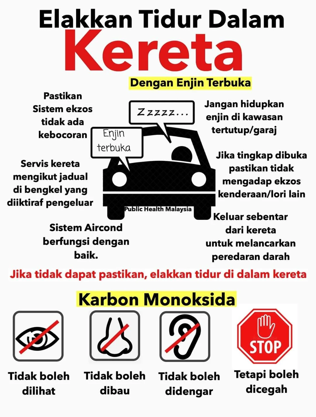 Cara selamat tidur dalam kereta