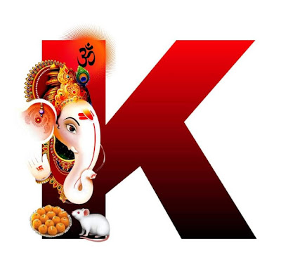 K Alphabet Ganesha Whatsapp Dp & Whatsapp Status