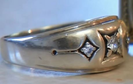 Just A Car Guy: wedding ring found in a 1972 Olds 98 junkyard car's