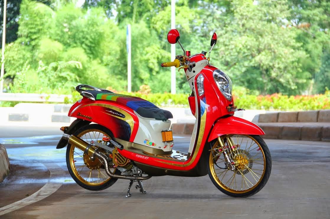 80 Modifikasi Scoopy Terbaik Kumpulan Modifikasi Motor Scoopy Terbaru