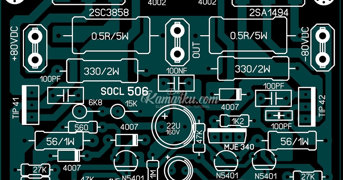 Skema Power Socl 506 Tef / Karakter Driver Socl 504 Kit