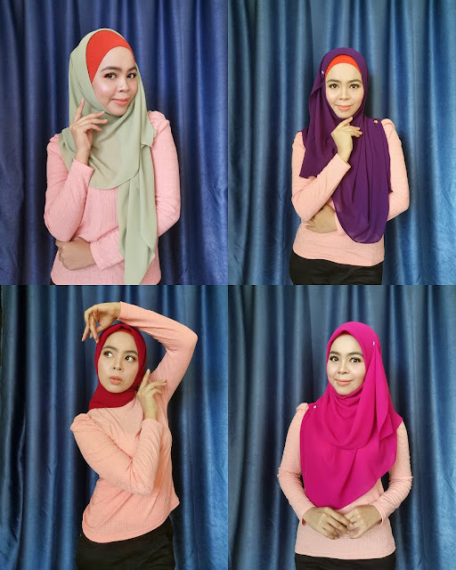 Gaya tudung bawal iena