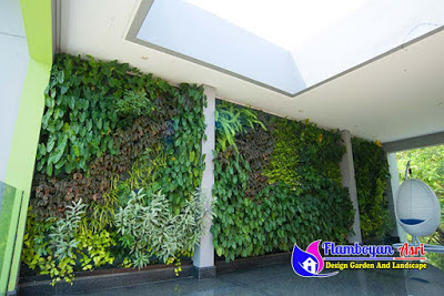 Jasa Pembuatan Vertical garden green wall