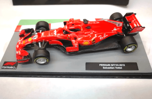 Ferrari SF71H 2018 Sebastian Vettel 1:43 Formula 1 auto collection panini