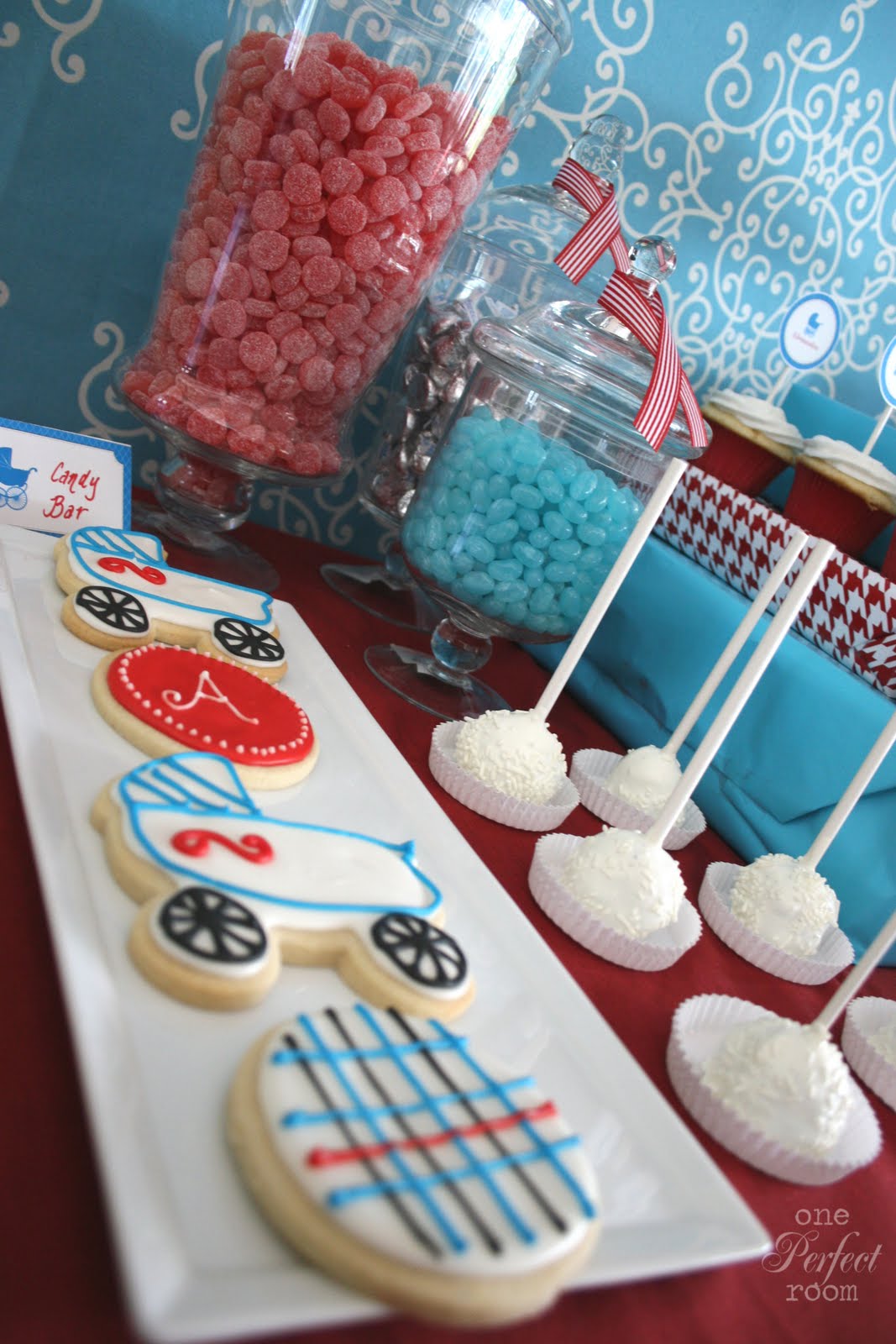 One Perfect Room : Vintage stroller baby shower