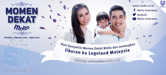 Kontes Momen Dekat Molto Berhadiah 2 Paket Liburan ke Legoland Kontes Momen Dekat Molto Berhadiah 2 Paket Liburan ke Legoland