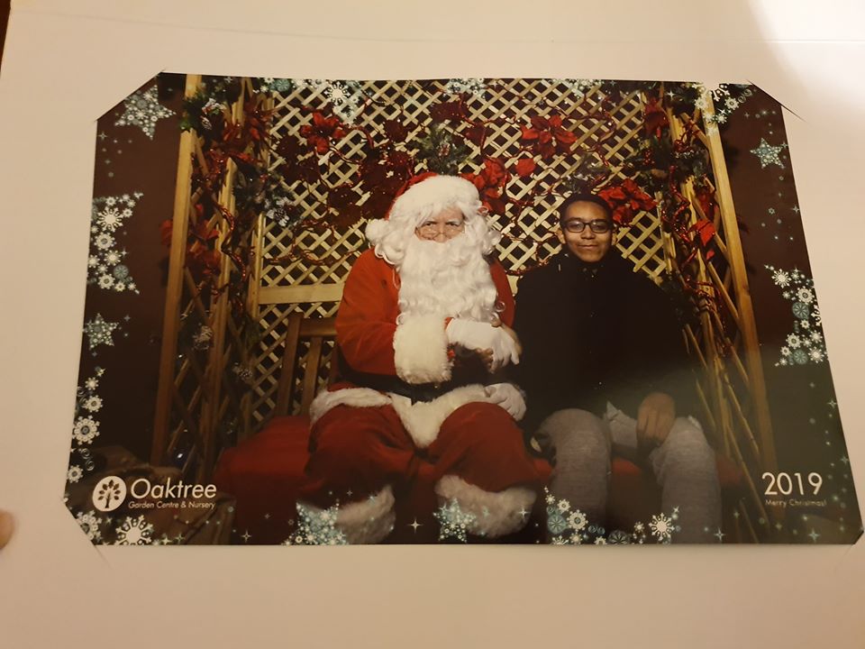 Visiting Santa At Oaktree Garden Centre. Unique Young Mum