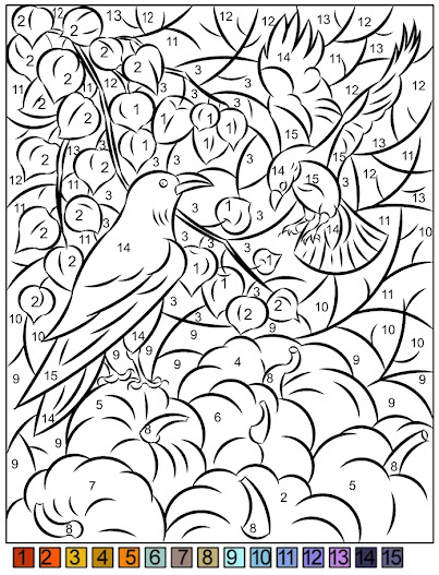 Nicole #39 s Free Coloring Pages: Color by number
